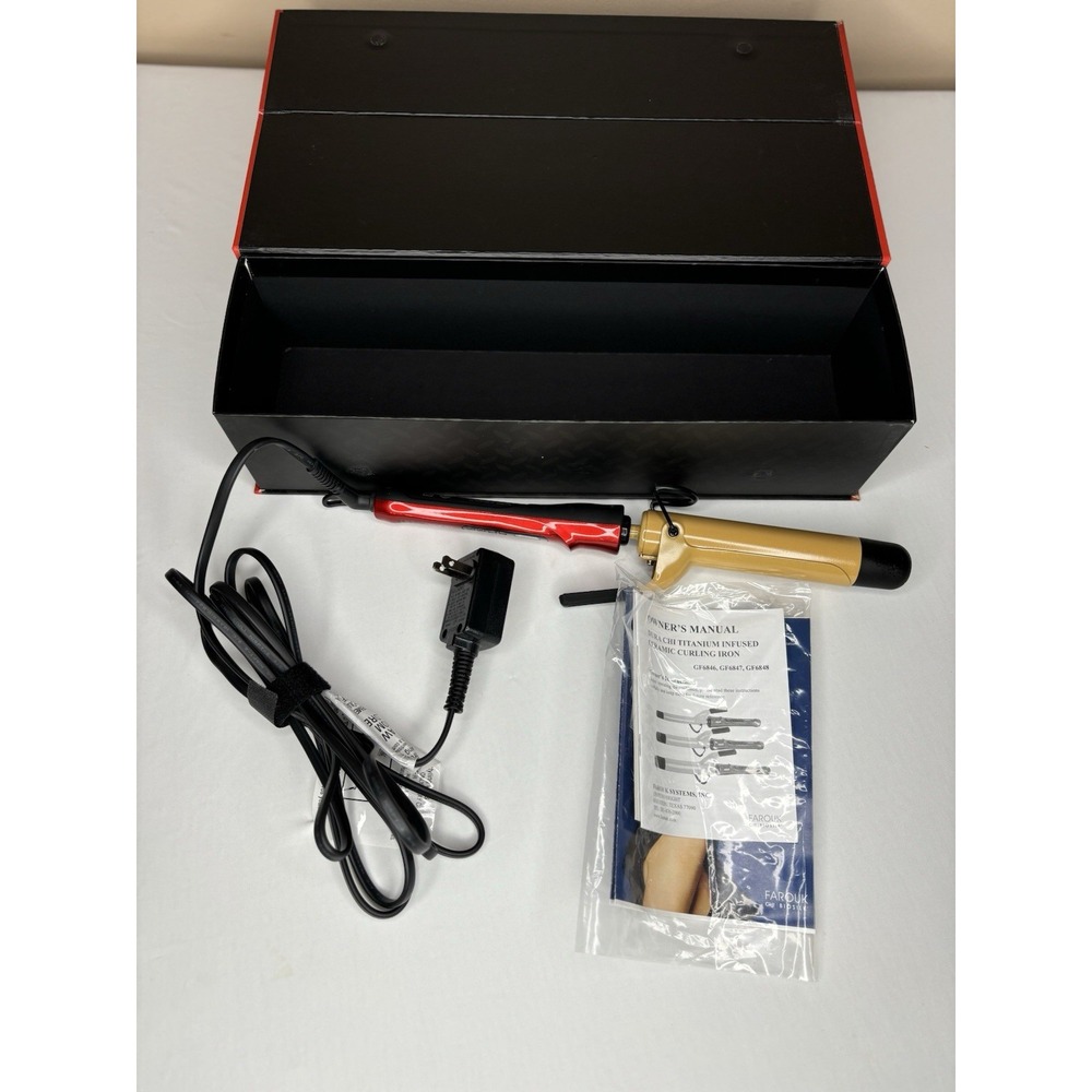 CHI Dura Titanium Infused Marcel Ceramic Curling Iron 1 1/4 Inch